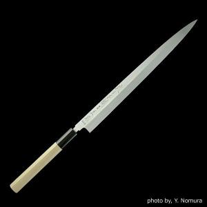 正本総本店 MASAMOTO本霞・玉白鋼 切付庖刀 （片刃）包丁 300mm KS1730