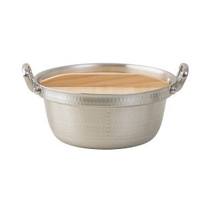DON /即納/ アルミ 料理鍋 60cm 日本製 / 打出料理鍋 両手鍋 円付鍋 段