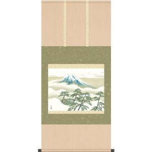 横山大観 掛け軸 曳船 【掛軸】【一間床・半間床】【趣味】 : 掛け軸