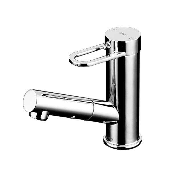TOTO 洗面所用水栓金具【TL432ER】台付シングル混合水栓 ホース付き(旧