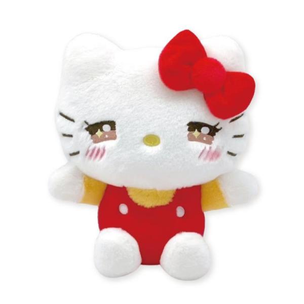 ハローキティ いろいろふぇいす キラキラ ぬいぐるみ S : キューティー