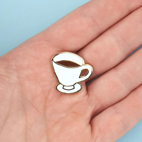ククシュゼット 正規商品 ピンバッジ ブローチ カフェ おしゃれ