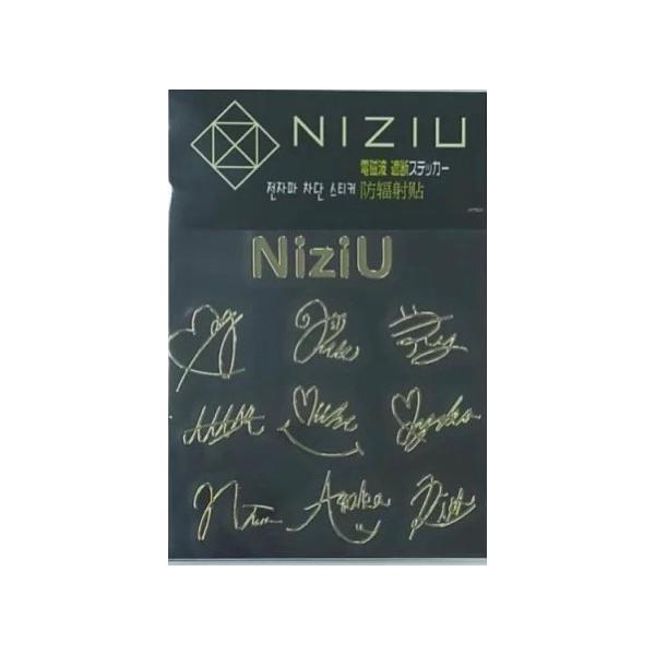NiziU ニジュー サインステッカー シール 韓流 グッズ ru002-1