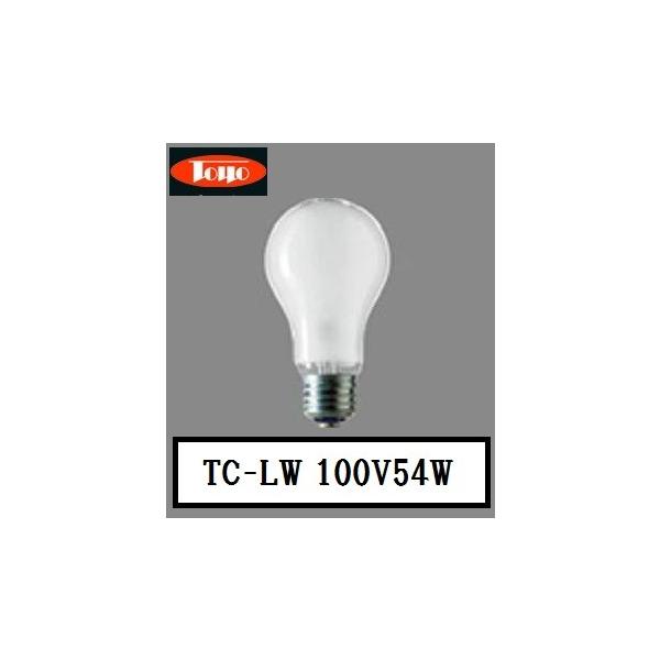 東洋ライテック TC-LW100V54W 1P 白熱電球 (LW100V54W) E26口金 60W形
