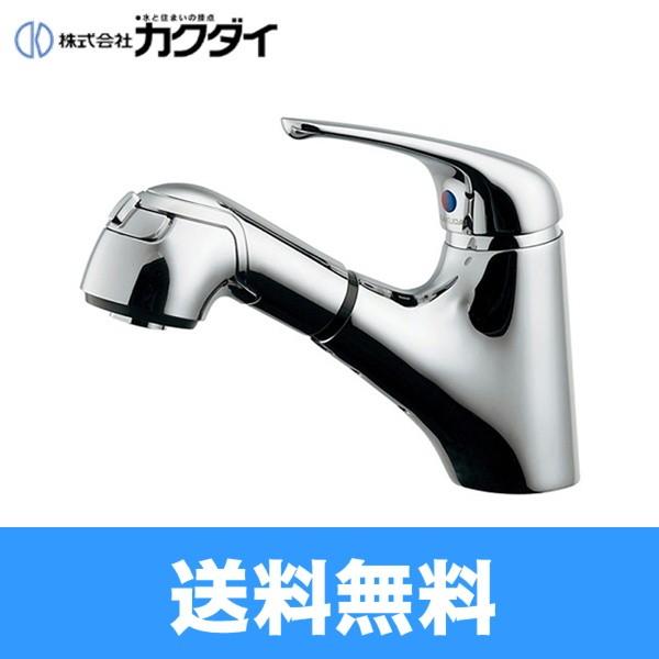 カクダイ シングルレバー引出し混合栓 184-022 (水栓金具) 価格比較