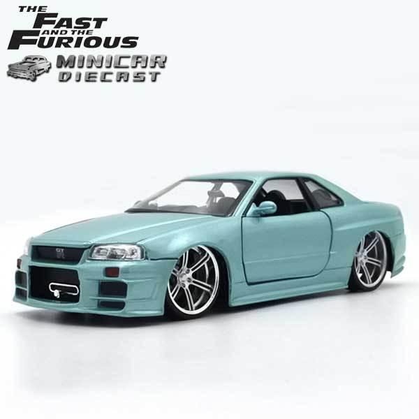 Jada 1/24 ワイルドスピード 箱入り ミニカー BRIAN'S NISSAN SKYLINE