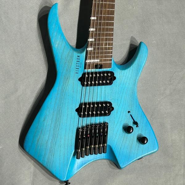 VIKSTROM GUITARS VSMH-270 SBL Sky Blue 7弦ヘッドレスギター マルチ