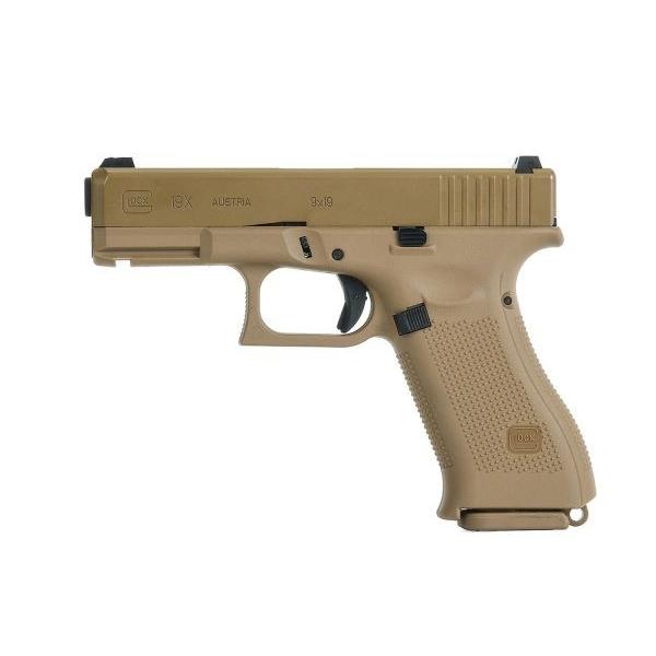 GlockAirsoft G19X ガスガン (Coyote) ［2.6459-UXA］ Umarex製