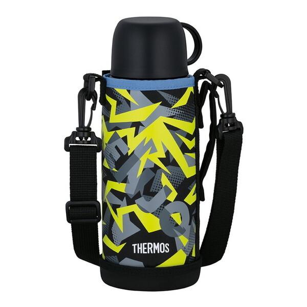 THERMOS（サーモス） 真空断熱2WAYボトル ブラックイエロー サーモス