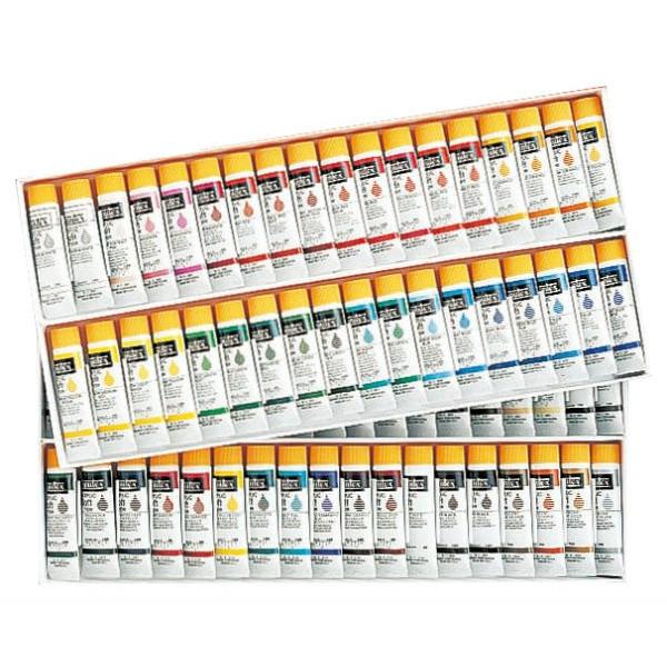 リキテックス（Liquitex） ソフトタイプ 72色セット（36 色A+B）6号