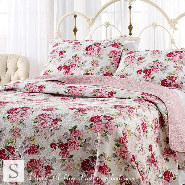 LAURA ASHLEY（ローラアシュレイ） 【完売】ベッドカバー シングル 2点