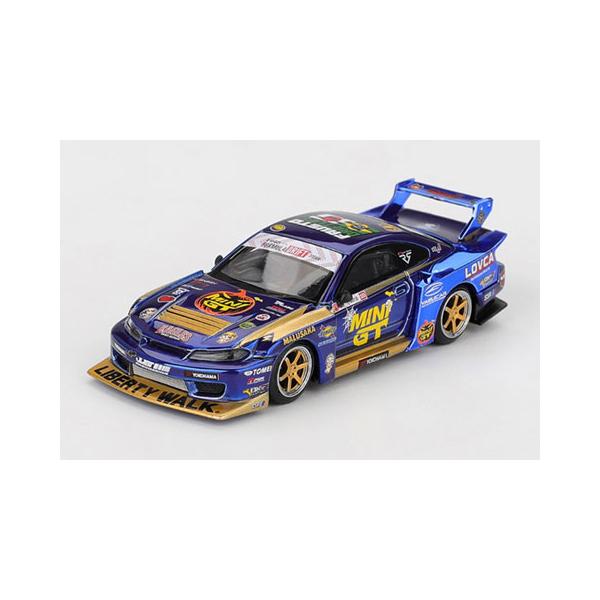 MINI-GT 1/64 Nissan シルビア(S15) LB-Super Silhouette #555 2025
