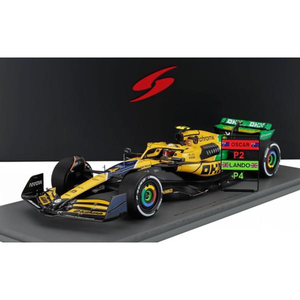 McLAREN F1 MCL38 #4 モナコGP 2024 4位 L.ノリス Spark 1/18 : バスク