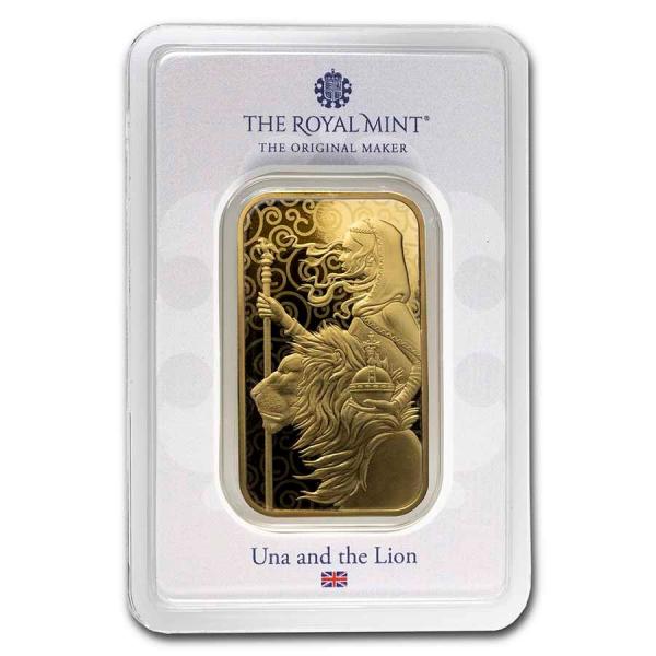 保証書・カプセル付き] 2021年 (新品) イギリス「ウナとライオン」純金