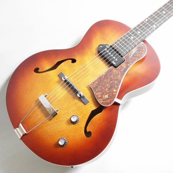 Godin 5th Avenue Kingpin P90 Cognac Burst フルアコ〈ゴダン