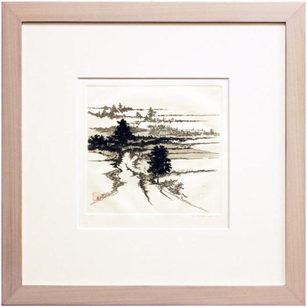 田渕俊夫 「 詩 」 私の心景より エッチング 銅版画 版画 絵画 日本画