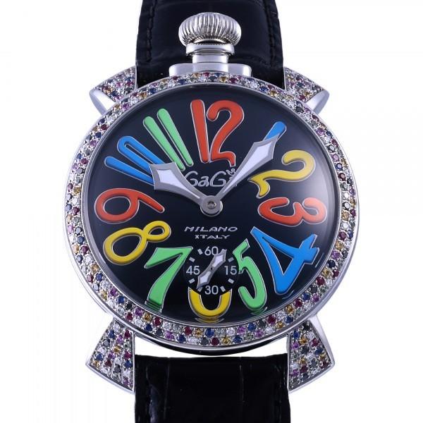 GaGa MILANO（ガガミラノ） マヌアーレ 5010.2D ブラック文字盤 新品