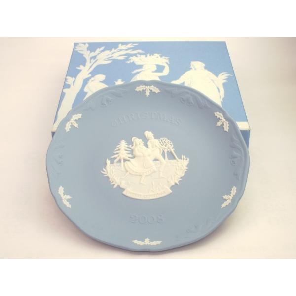 WEDGWOOD（ウェッジウッド） クリスマスプレート ジャスパー ペール