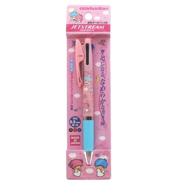 リトルツインスター キキララ 3色ボールペン 0.5mm 油性 ジェット