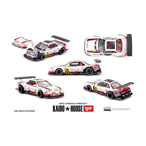 MINI-GT 1/64 日産・シルビア S13-R Circuit Spec V1 (右ハンドル