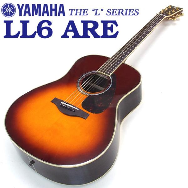 YAMAHA LL6ARE カポタスト付き 弦高調整済み YAMAHA LL6ARE カポタスト