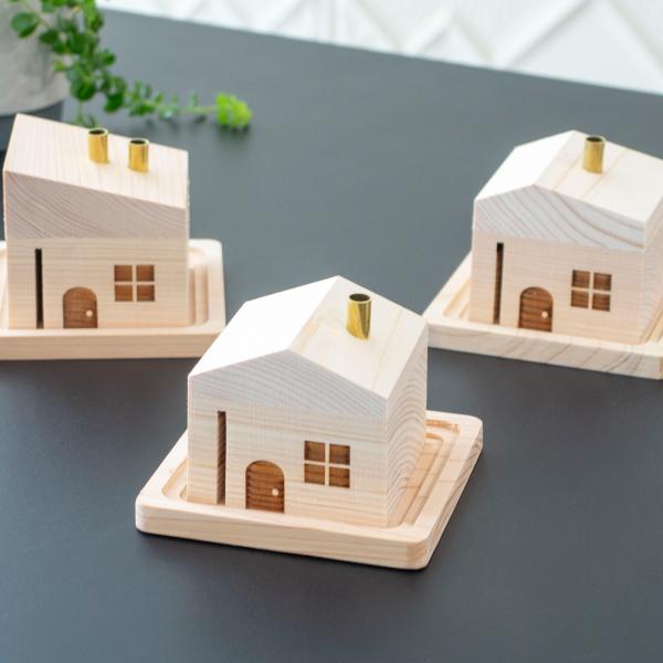2/25はポイント10倍／ 木の家 木製 置物 Little Cottage クリスマス
