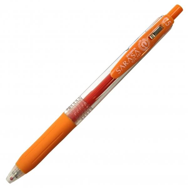 ゲルボールペン サラサクリップ(0.5mm) オレンジ JJ15-OR : 文具