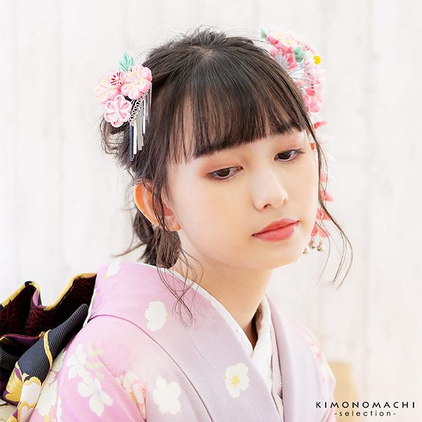 KIMONOMACHI （Prices down2）成人式 髪飾り つまみ細工 かんざし2本