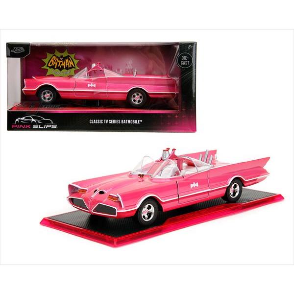 ミニカー 1/24 特別限定ピンク色 1966年 バットマン TVシリーズ バット