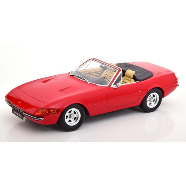 ミニカー 1/18 1969 フェラーリ 365 GTB/4 デイトナ・スパイダー 赤色