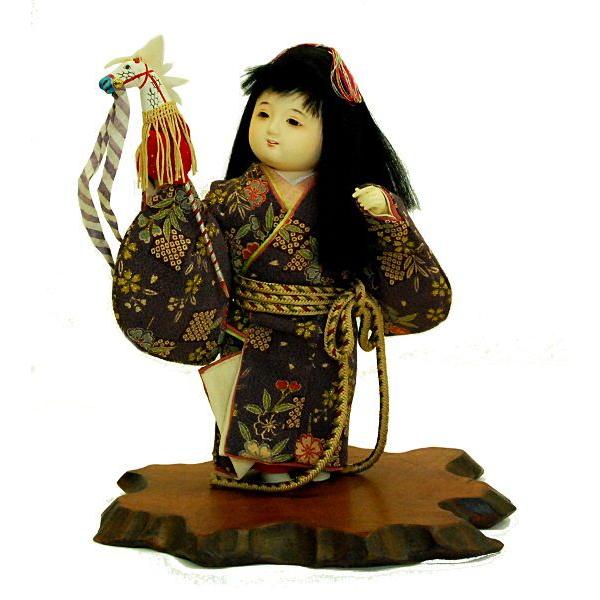日本人形 童人形 春駒 訳あり品 倉庫管理品 : 雛人形-五月人形-販売