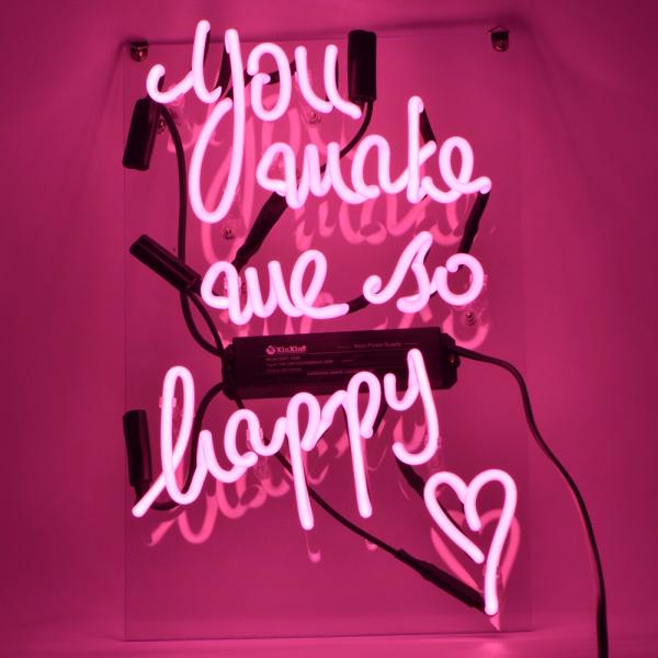 ネオン サイン TN217『YOU MAKE ME SO HAPPY』NEON SIGNネオン管