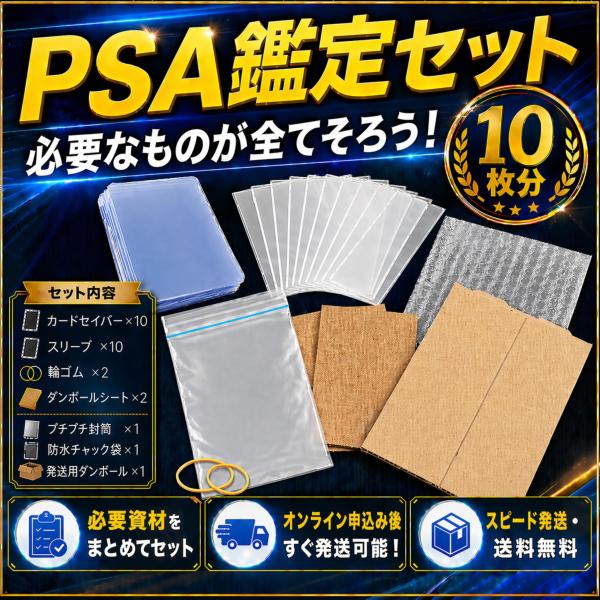 カードセイバー PSA鑑定 10枚 セット 鑑定 提出用 依頼 キット カード