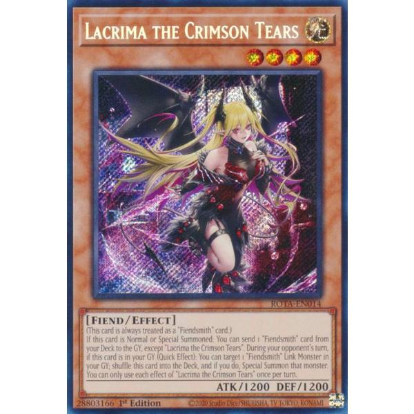 遊戯王 ROTA-EN014 紅涙の魔ラクリモーサ (英語版 1st Edition