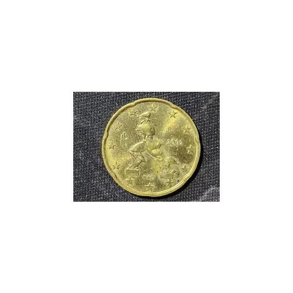珍しい 2002 イタリア 20 セント ユーロ コイン : WORLDRE SOURCE
