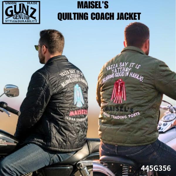 GUNZ MAISEL'S キルティングコーチジャケット ボアライニング ｜2