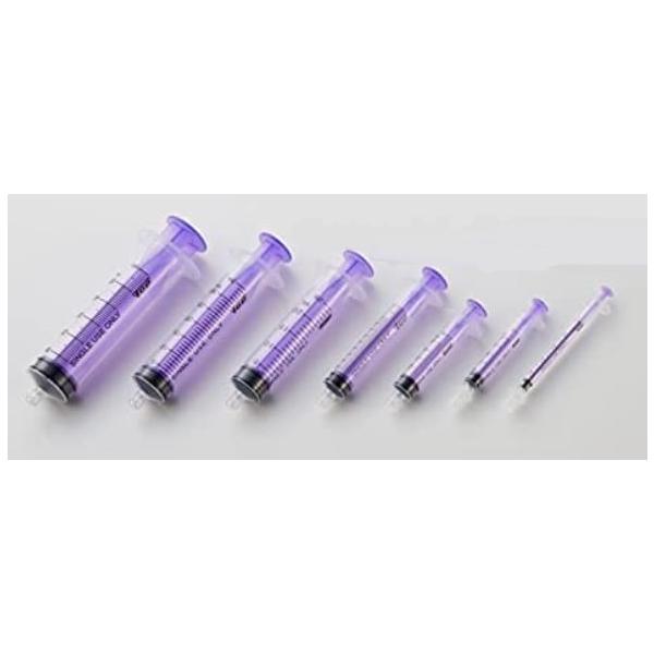 TOP ネオフィードシリンジ 20mL キャップ付 26312 パープル 1箱25本