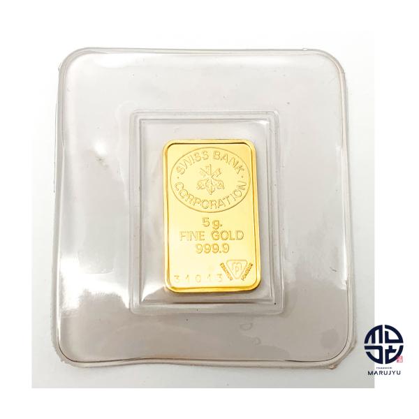 K24 純金 スイスバンク SWISS BANK インゴット 5.0g ブリスターパック