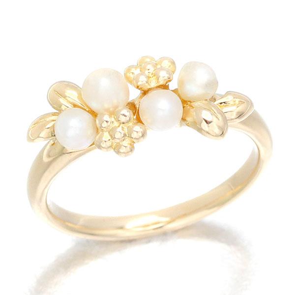 MIKIMOTO（ミキモト） MIKIMOTO K18YG パール リング 10.5号 ゴールド