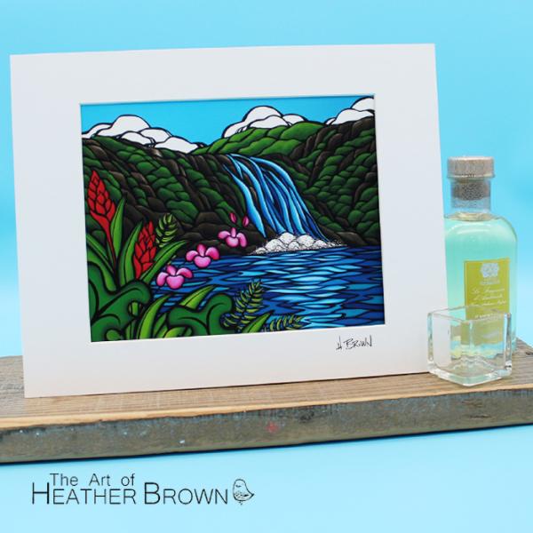 ヘザーブラウン アートプリント 絵画 HEATHER BROWN WAIMEA FALLS