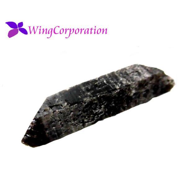 チベット産】純天然モリオン（黒水晶）ポイント原石 約55g : Natural