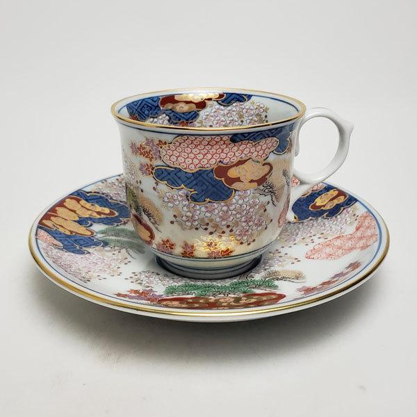 其泉窯 有田焼 春秋文 コーヒー碗皿| コーヒーカップ 陶器 和食器