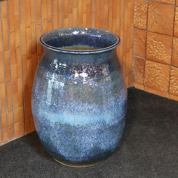 大壺 傘立て 花入れ 陶器 大型 おしゃれ 信楽焼 傘入れ 花瓶 モダン