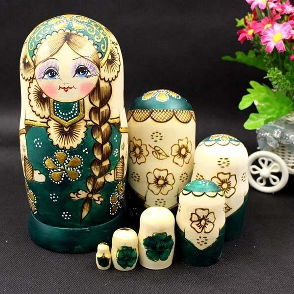 マトリョーシカ ロシア 人形 民芸品 土産物 手作り人形 手描き