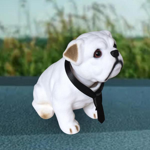 車のうなずき犬の置物 子犬の人形 スイング 首振り 卓上センターピース