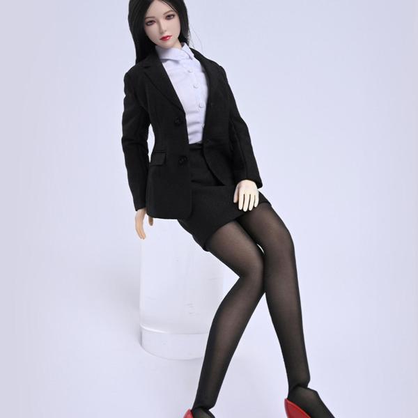 1/6スケールの女服スーツスカートとストッキング、スタイリッシュな