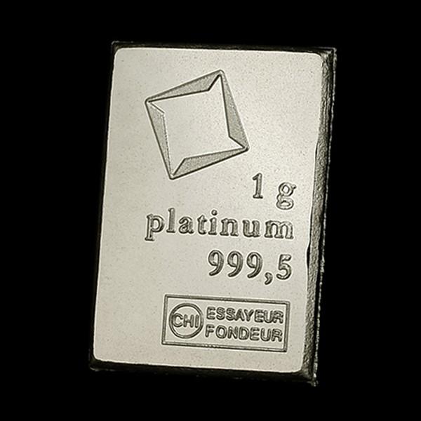 プラチナ インゴットプラチナバー 1g スイス valcambi発行