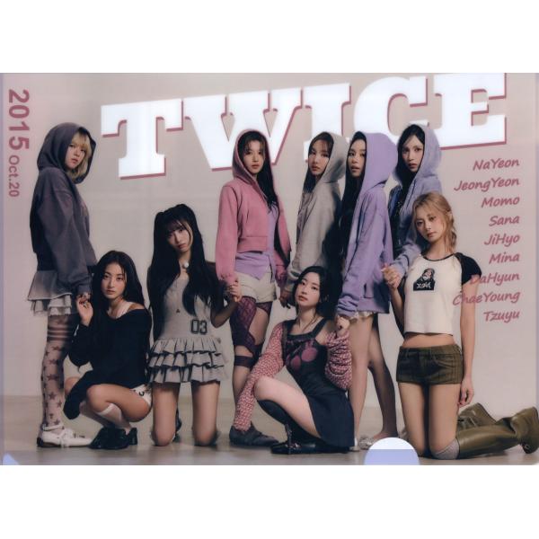 TWICE グッズ グラフィック クリアファイル A4サイズ Ver.1 K-POP