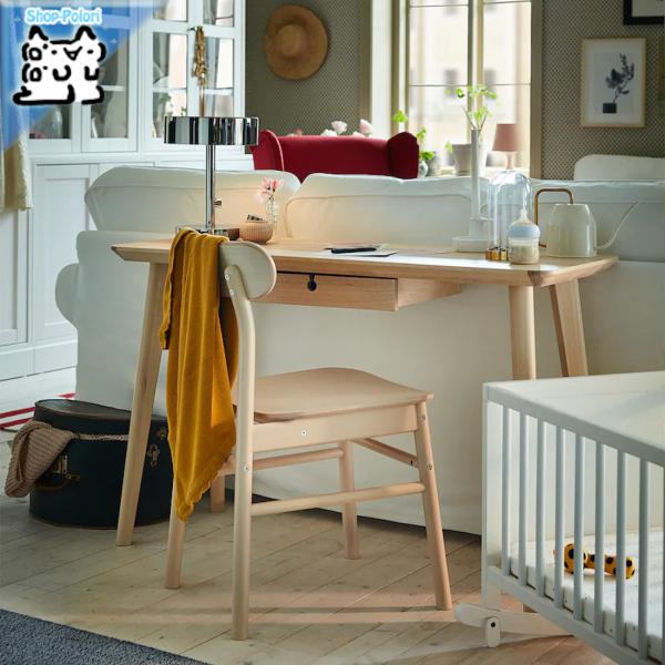 イケア（IKEA） IKEA - - LISABO -リーサボー- デスク アッシュ材突き