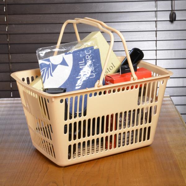 買い物カゴ 11L スモールサイズ ショッピングバスケット [ ベージュ